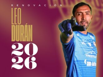 Leo Durán, portero de Mineros hasta 2026