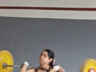 Licia Rojas, la mejor halterista del selectivo estatal