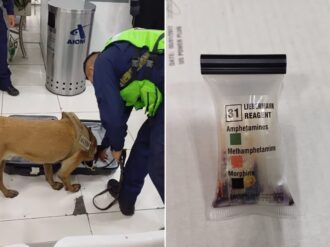 Marina asegura siete paquetes de droga en el AICM a ciudadano de nacionalidad alemana