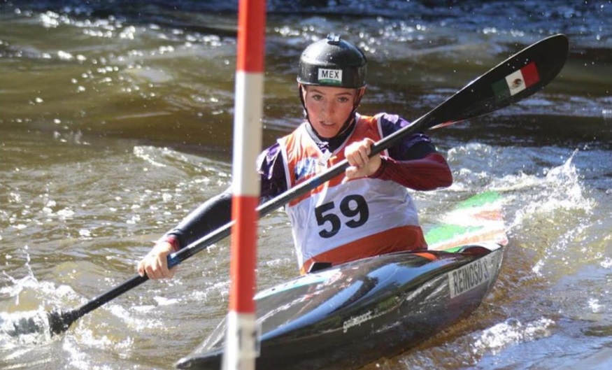 Sofía Reinoso, gana plata en Campeonato Panamericano de kayak