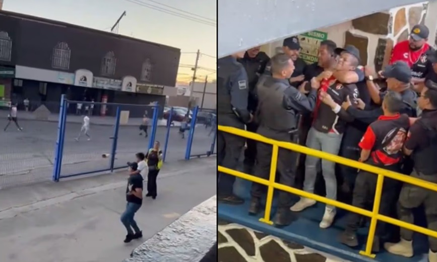 Se desata la violencia en el estadio Jalisco 