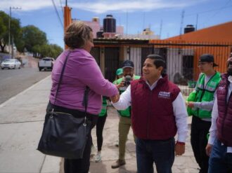 Siguen las visitas de Jorge Miranda a las colonias
