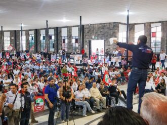 Recibe Javo Torres apoyo partidario en Fresnillo