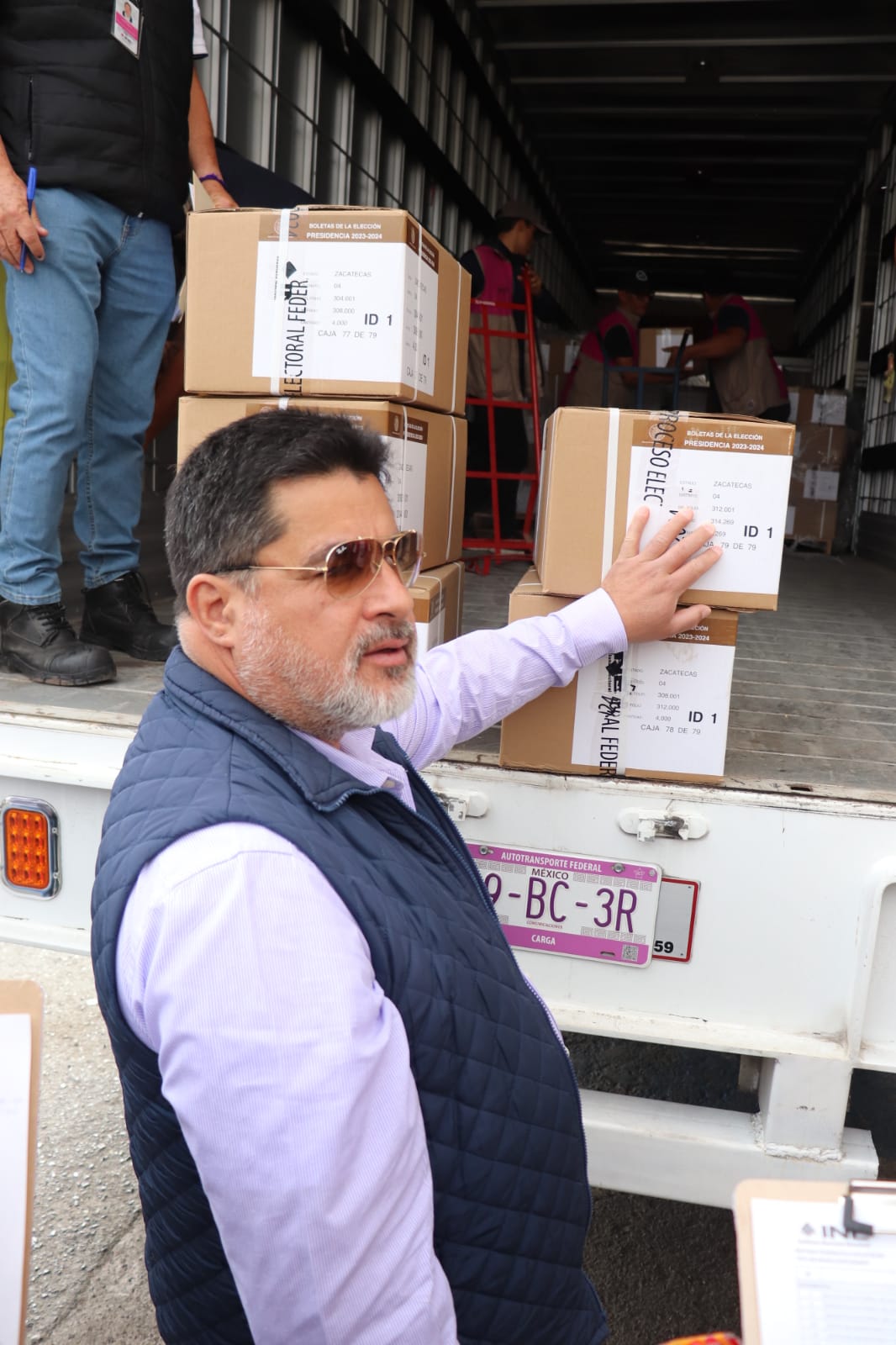 Recibe INE Zacatecas las boletas para las elecciones federales