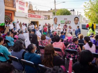 Recibe Jorge Miranda el respaldo de los habitantes de la Buenavista