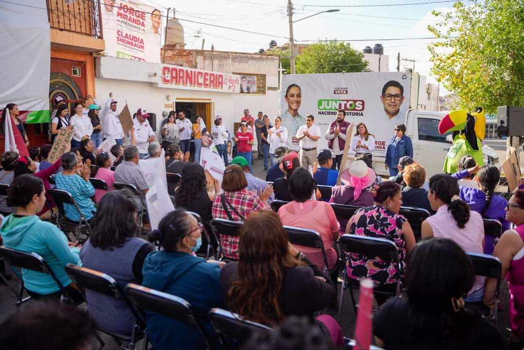 Recibe Jorge Miranda el respaldo de los habitantes de la Buenavista