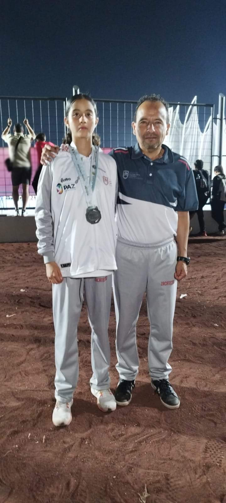 Hanna Fernanda, segundo lugar en 2 mil metros planos