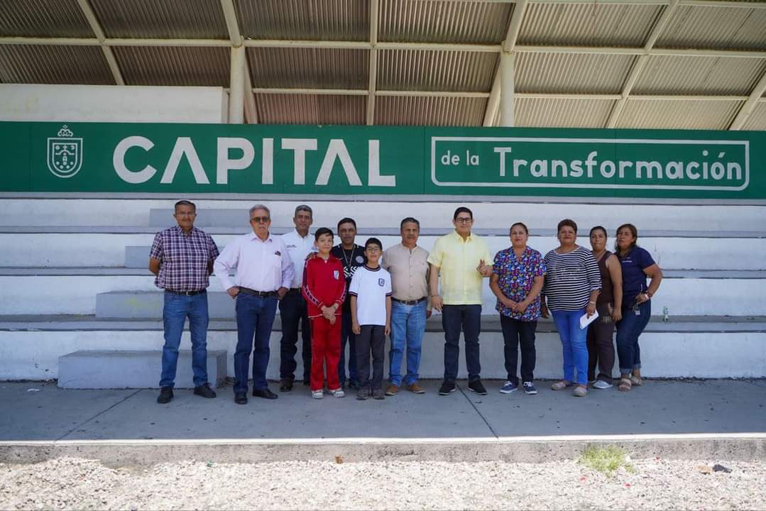 Inaugura Jorge Miranda muro perimetral de la primaria Francisco Goitia