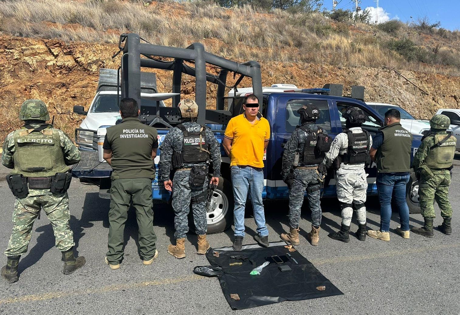 Anuncian detención de jefe de plaza