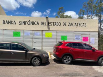 Paran labores músicos de la Banda Sinfónica del Estado de Zacatecas