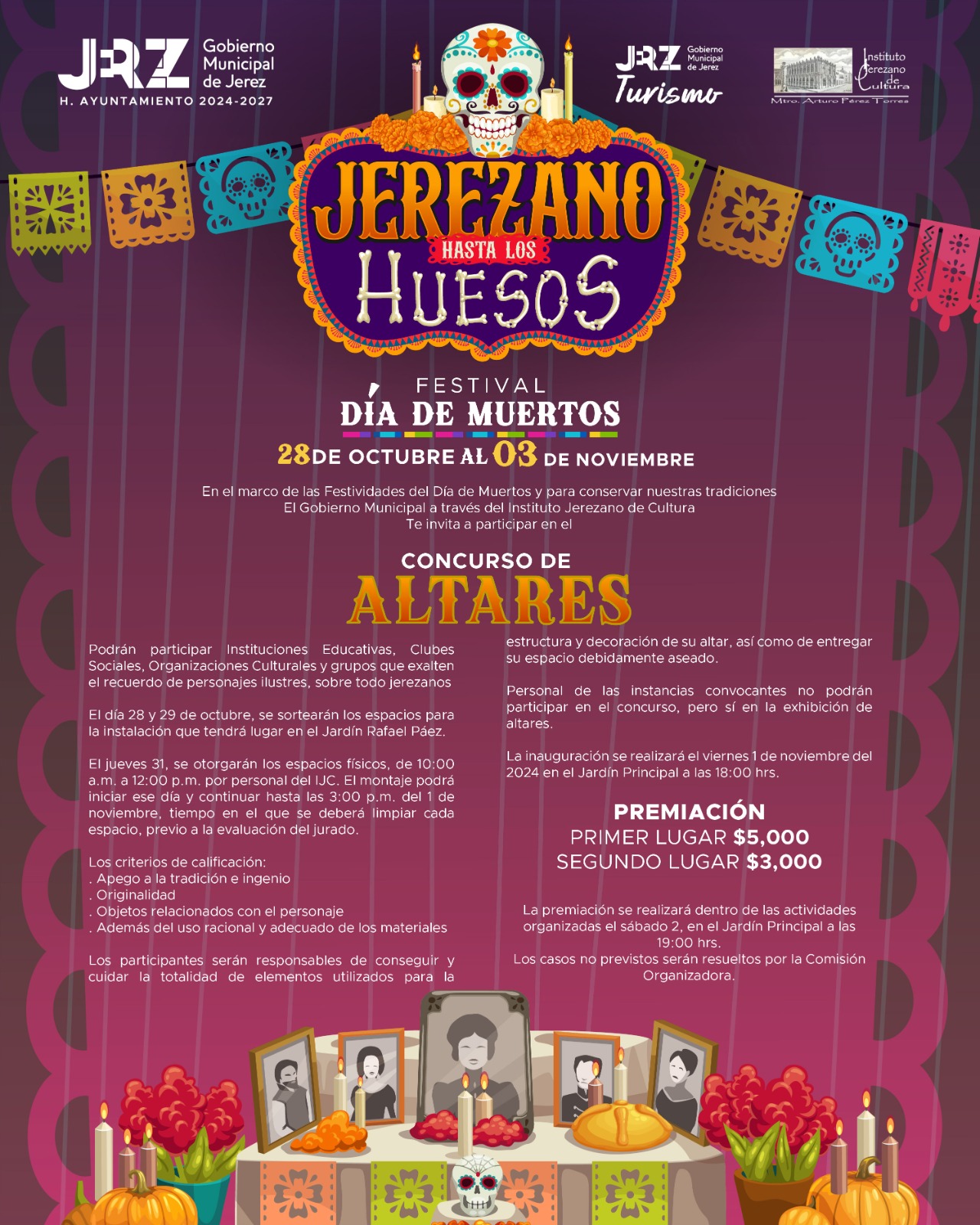 Invitan al festival Jerezano Hasta los Huesos