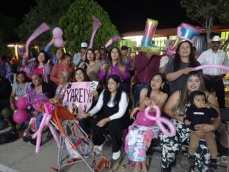 Está de fiesta la comunidad Anastasio V. Hinojosa