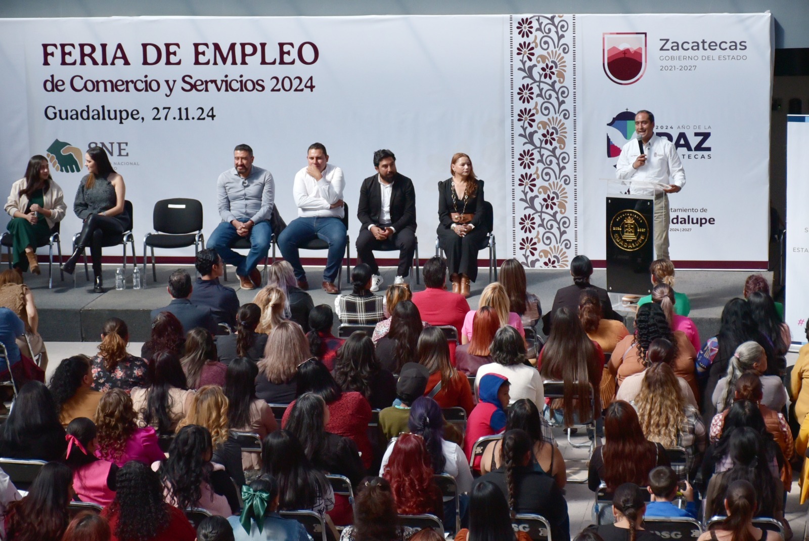 Efectúan en Guadalupe la Feria del Empleo de Comercio y Servicios 2024