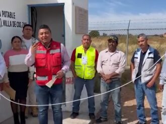Instalan equipo clorador de agua potable en Bañón