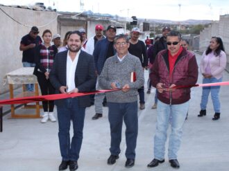 Inauguran primera obra municipal en Sain Alto