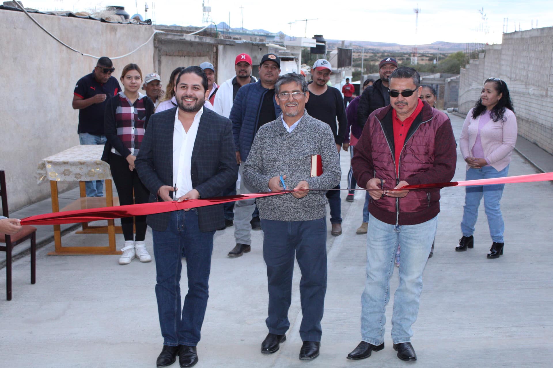 Inauguran primera obra municipal en Sain Alto