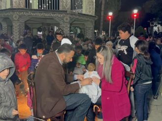 Levantan al Niño Dios en Chalchihuites