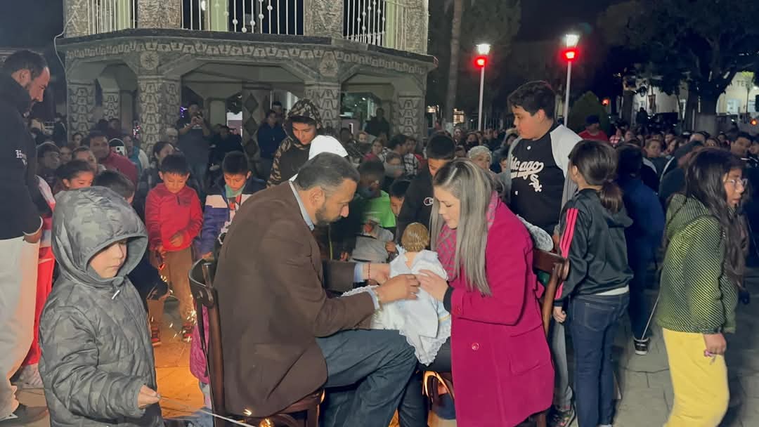 Levantan al Niño Dios en Chalchihuites