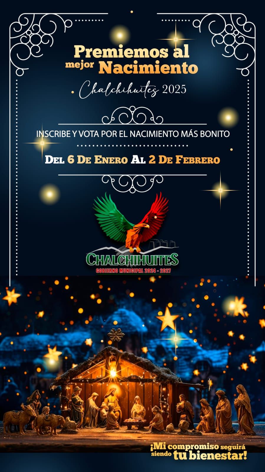 Premiarán a los mejores Nacimientos en Chalchihuites