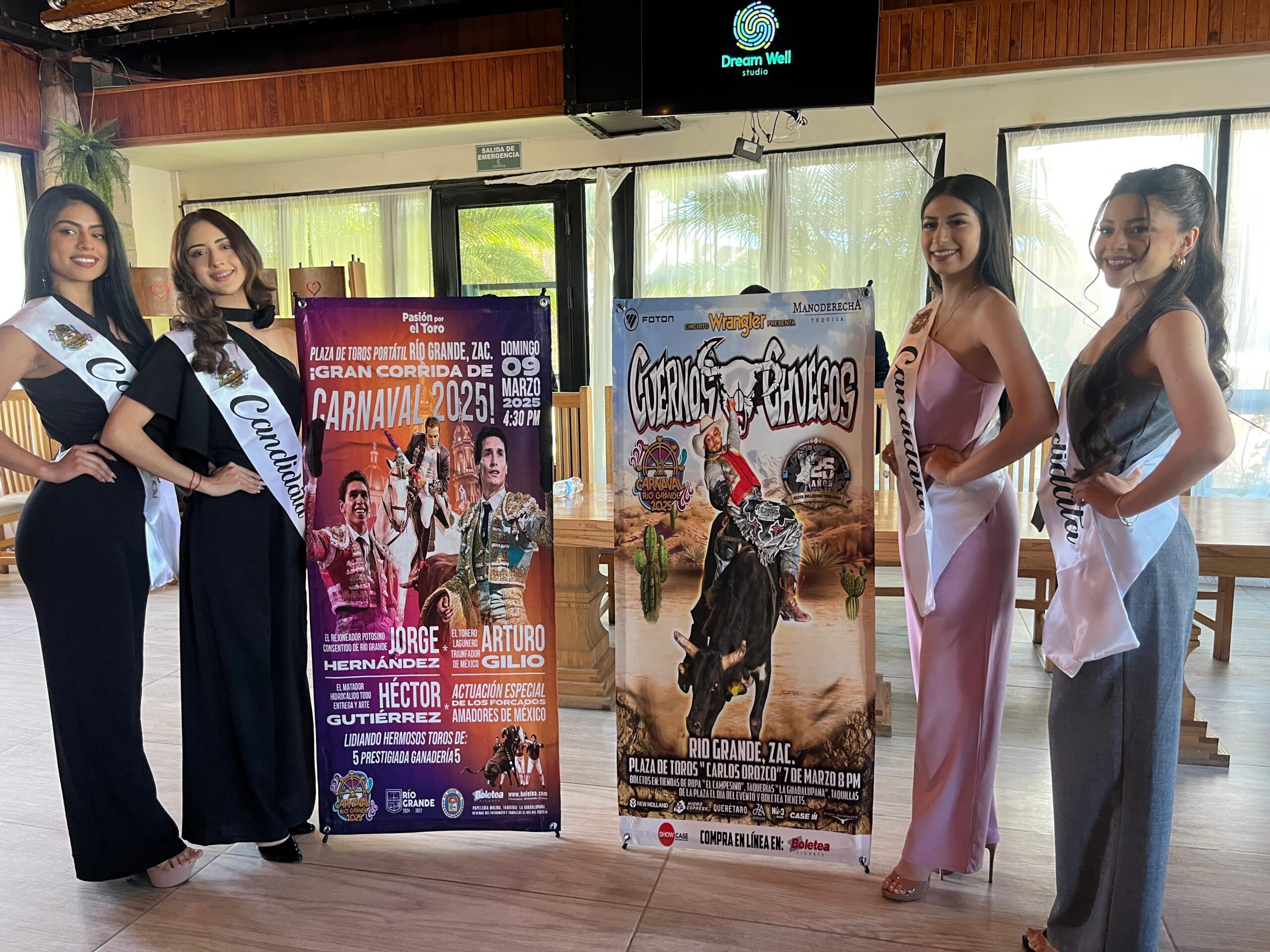 Presentan cartel taurino del Carnaval de Río Grande