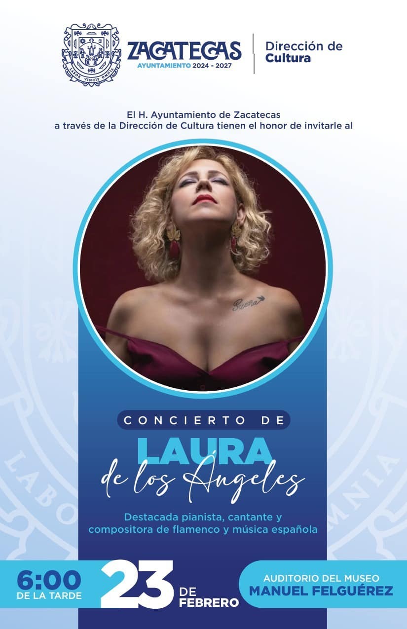 Anuncian concierto de Laura de los Ángeles