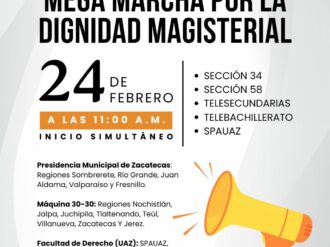 Anuncian megamarcha este lunes