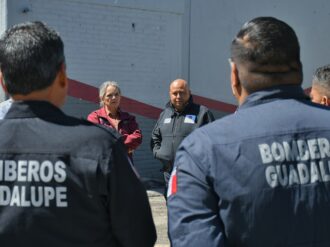 Reconocen labor de PC Guadalupe en combate de incendios forestales