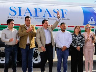 Recibe Siapasf una pipa; abastecerá a la zona norte 