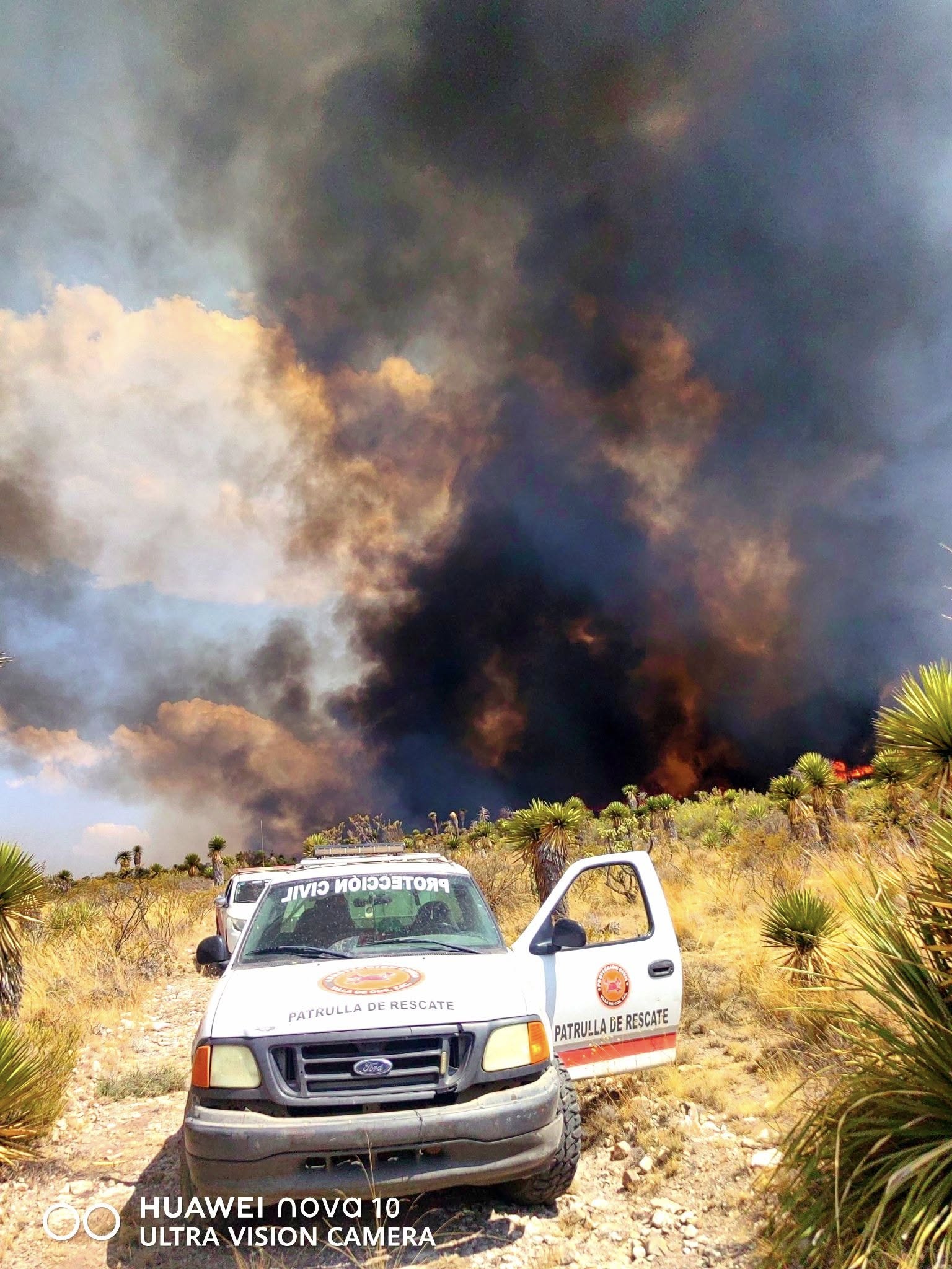 Sofocan incendio en Efigenia; se reactiva