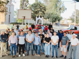 Reparan pozo de agua potable en Monte Escobedo