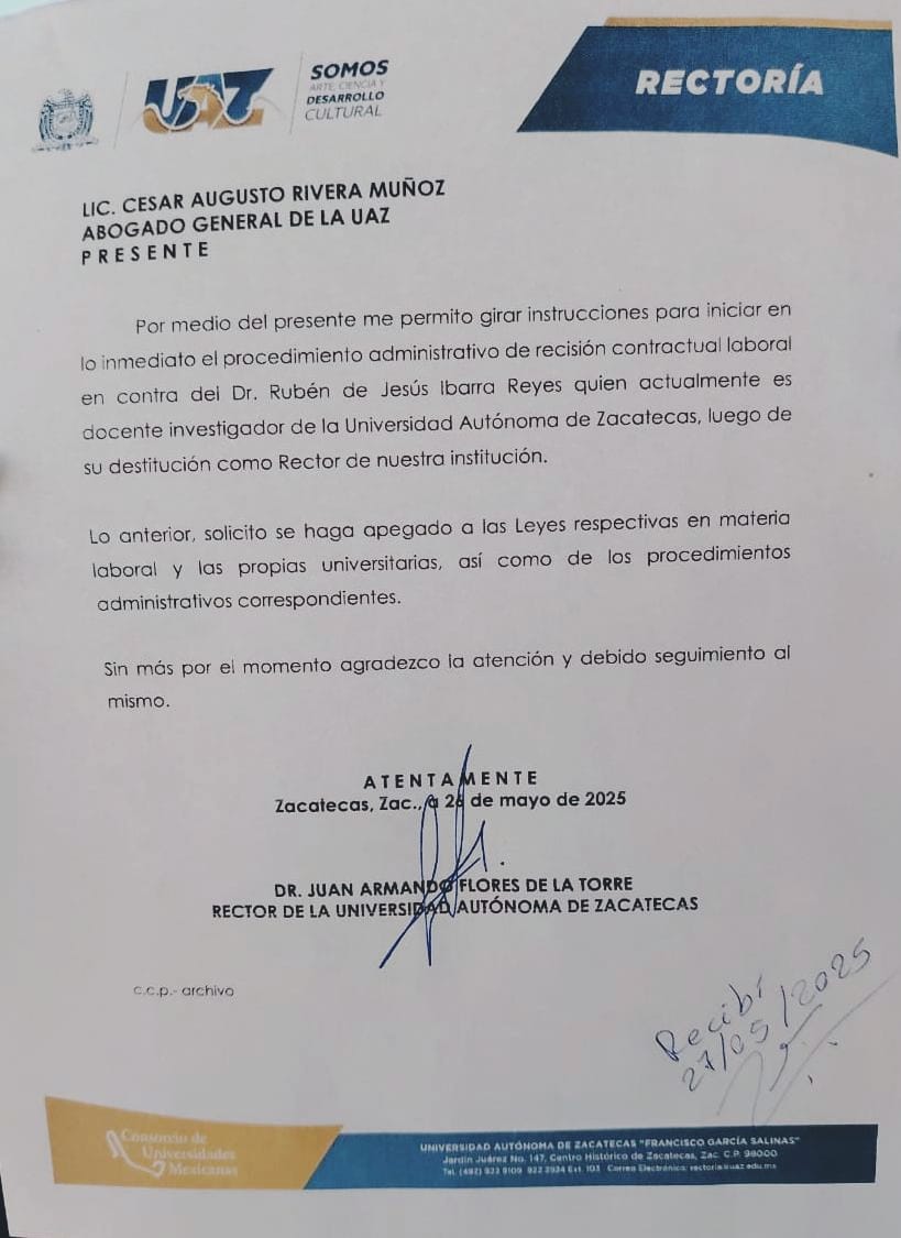 Se levanta el paro en la UAZ