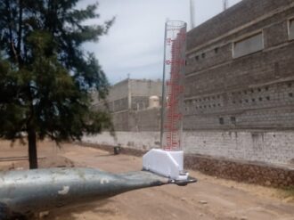 Instalan pluviómetro en Río Grande