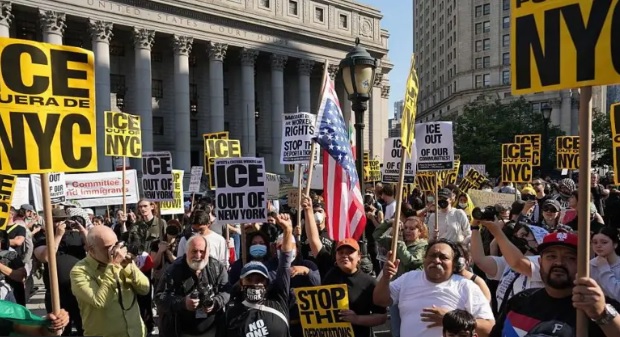Hay manifestaciones migrantes en 10 ciudades