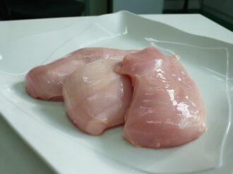 Pechuga cruda vs pollo rostizado
