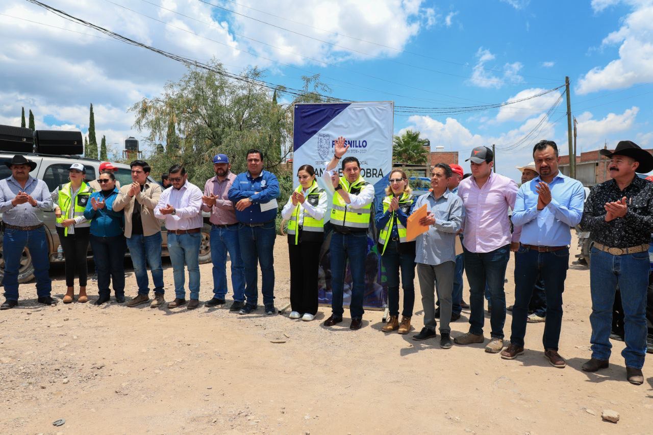 Amplían redes de drenaje y agua potable en Fresnillo 