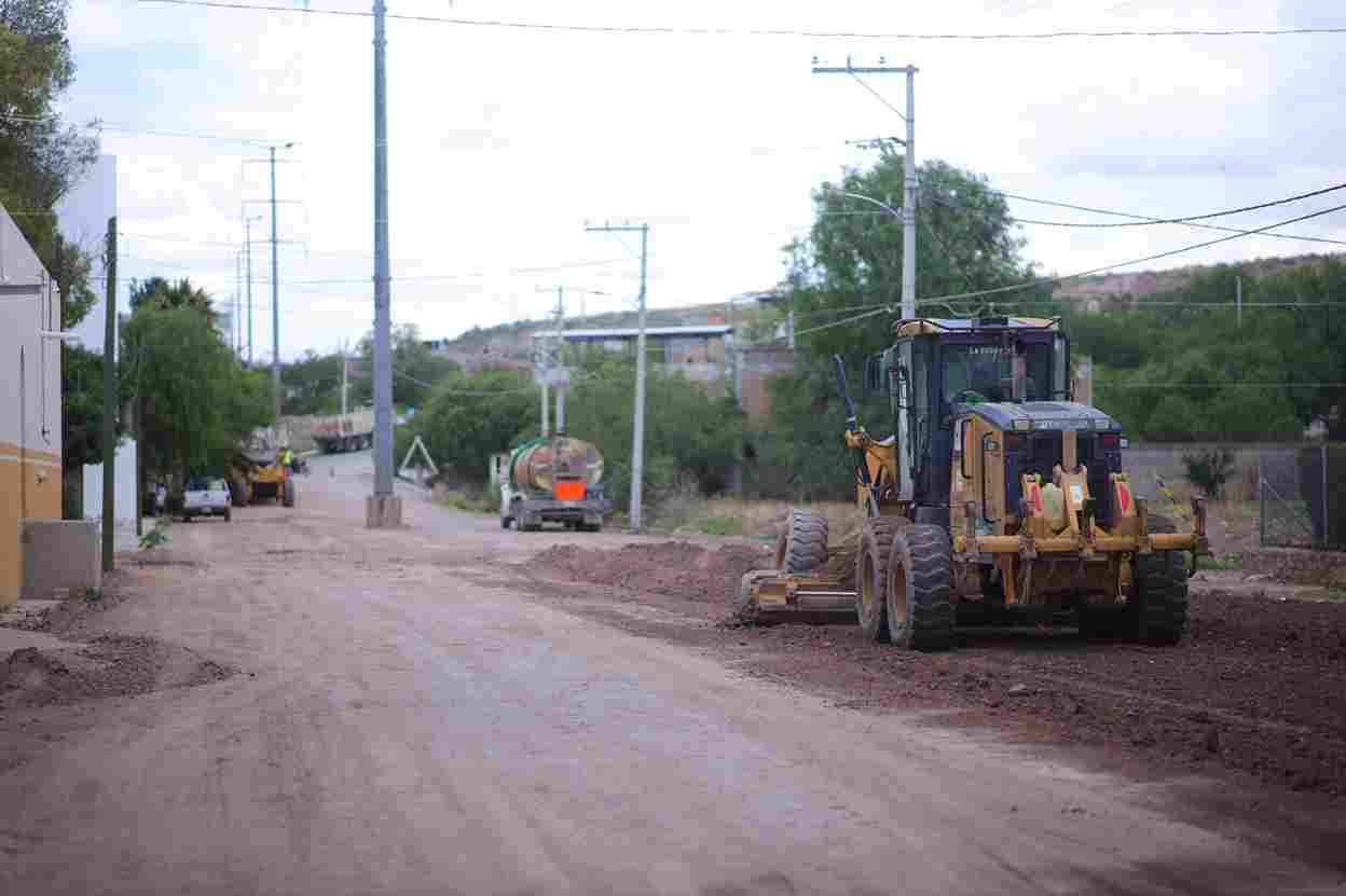 Ejecutan obras prioritarias en Villa Flavia, Jerez
