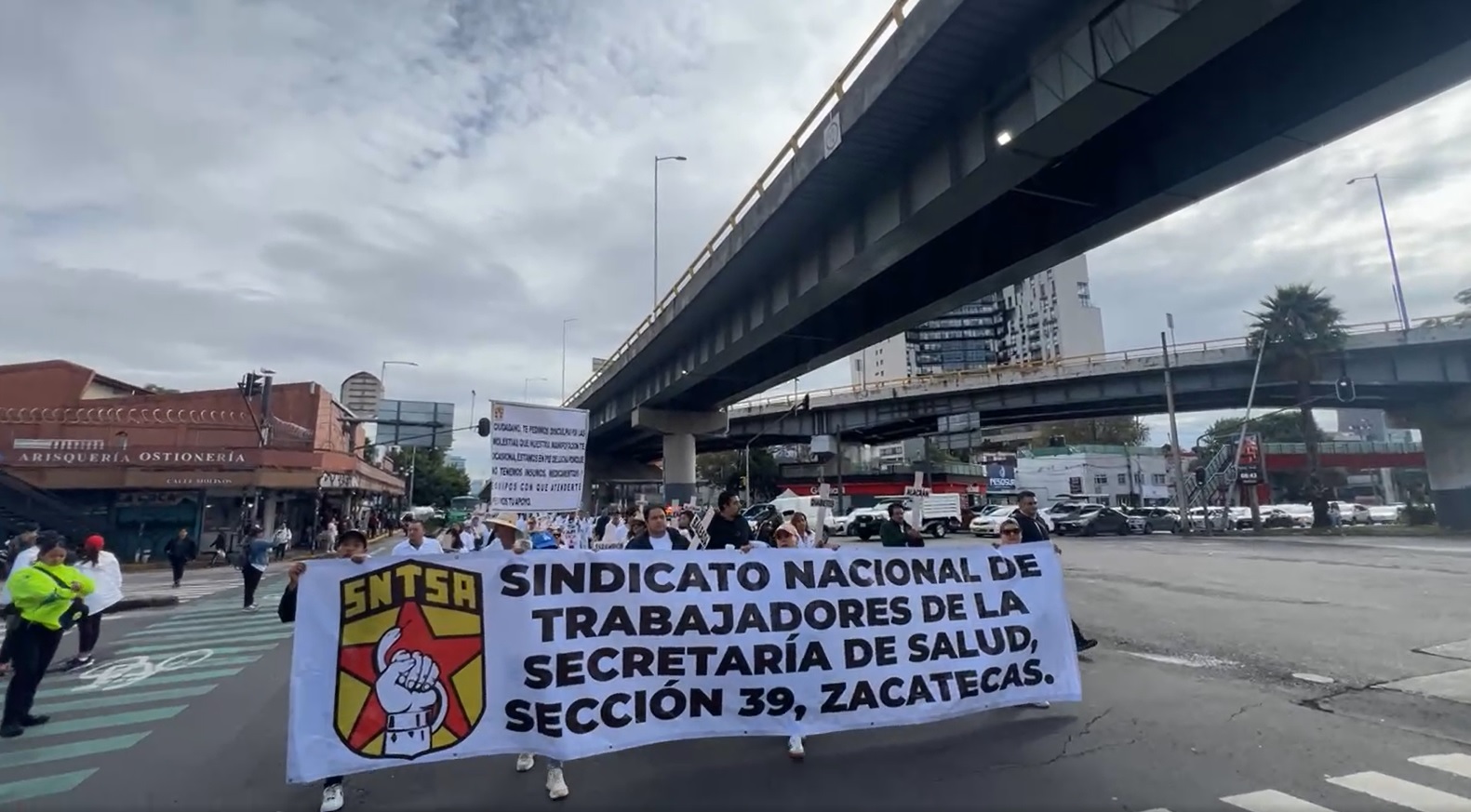 Se manifiesta el personal de salud en la Ciudad de México y Zacatecas