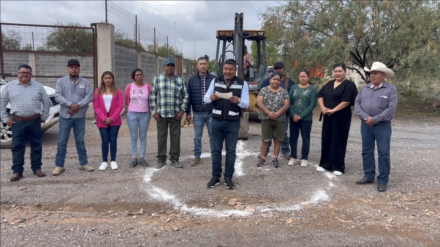 Construyen línea de drenaje en Chupaderos