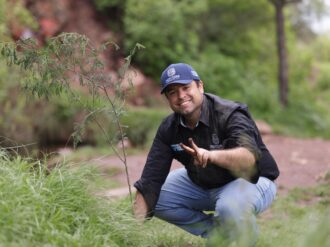 Reforestan el cerro de La Bufa