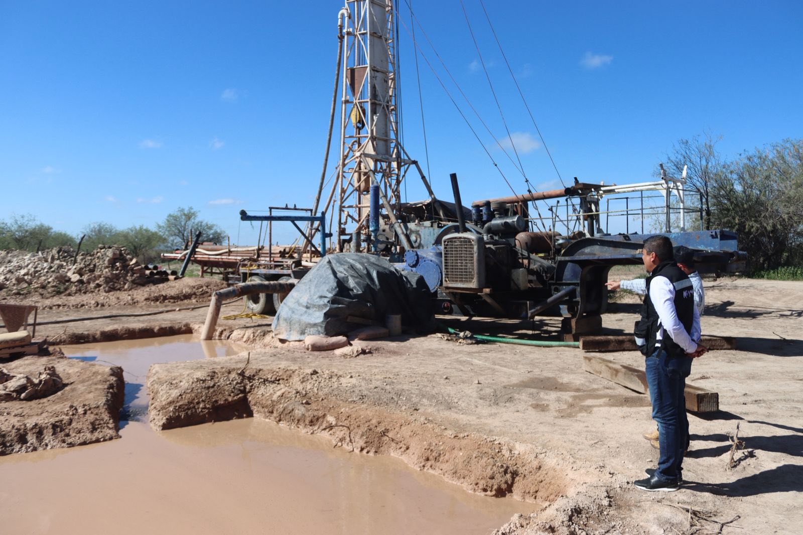 Avanza obra para dotar de agua potable a Noria de Luis