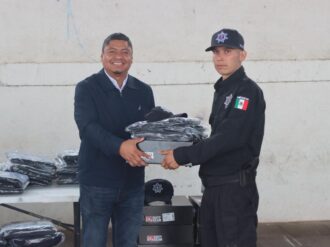 Equipa Pier Michel Ríos Ruiz a la Policía Municipal 