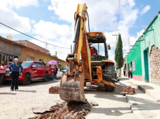 Llevan servicios básicos a comunidades de Fresnillo 