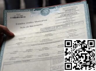 Facilita tecnología QR tramitar el acta de nacimiento 