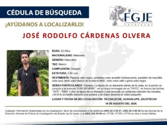 Hallan sin vida a José Rodolfo Cárdenas