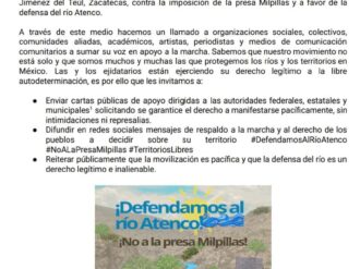 Defienden al río Atenco; luchan contra presa Milpillas