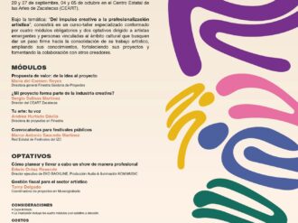 Regresa el Festival Huellas Artísticas con curso-taller de profesionalización 