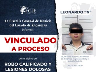 Vinculan a Leonardo por robo y agresiones a estudiantes de Prepa 2