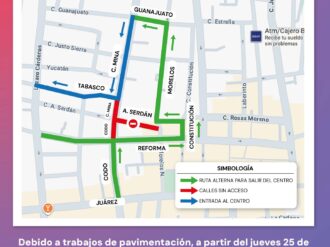 Anuncian cierre de céntricas calles en El Mineral