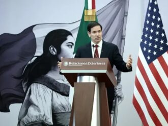 Drogas, tema central de la visita de Marco Rubio a México