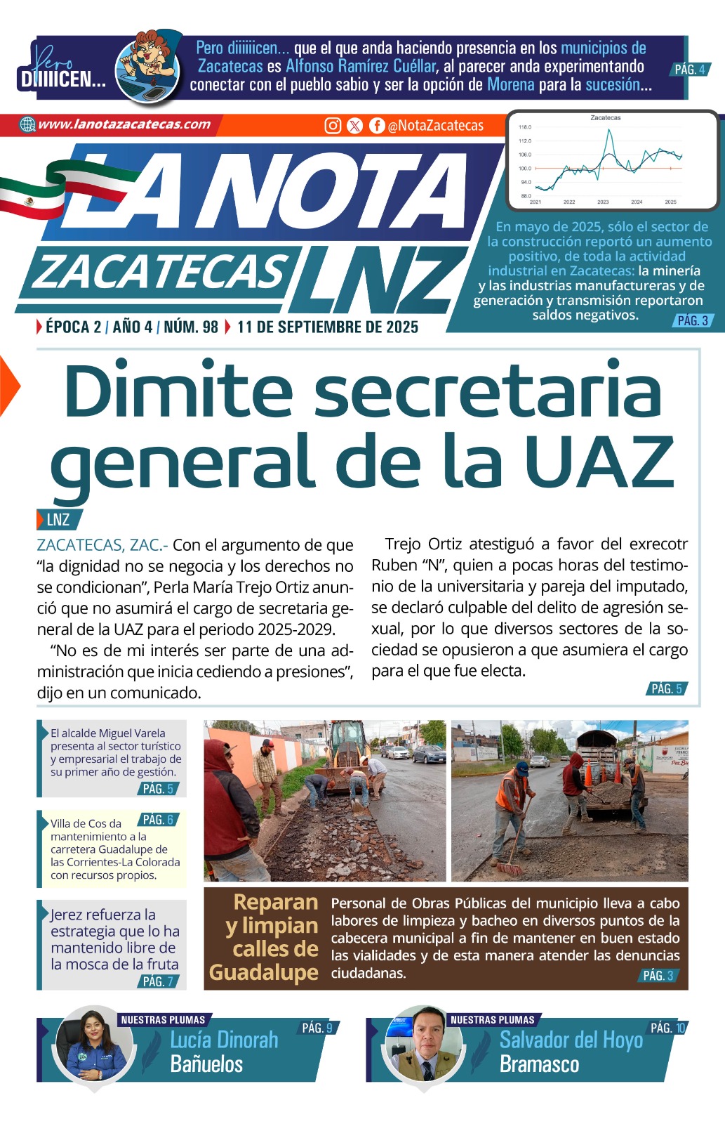 Edición digital viernes, 12 de septiembre de 2025